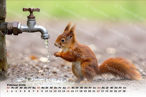 Eichhörnchen Kalender 2026
