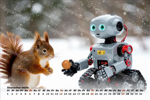 Eichhörnchen Kalender 2026