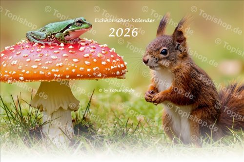 Eichhörnchen Kalender 2026