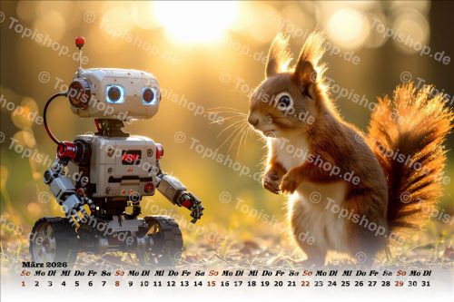 Eichhörnchen Kalender 2026