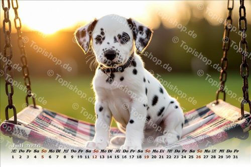 Kalender Süße Hundewelpen 2026