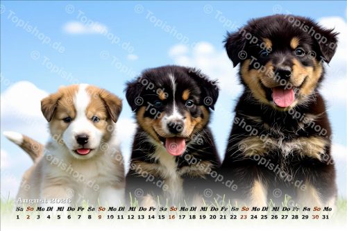 Kalender Süße Hundewelpen 2026
