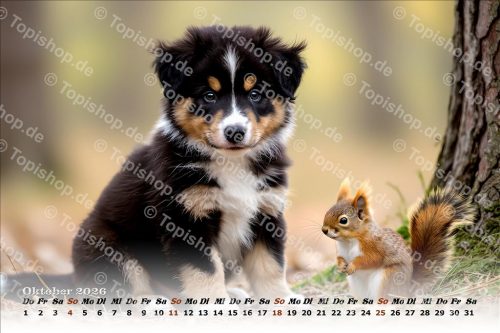 Kalender Süße Hundewelpen 2026